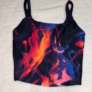Old Navy Vibrant Abstract Tank Top